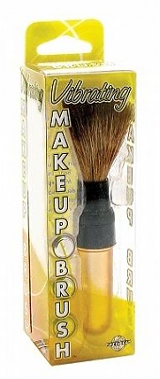 Vibrating Make Up Brush - Gold