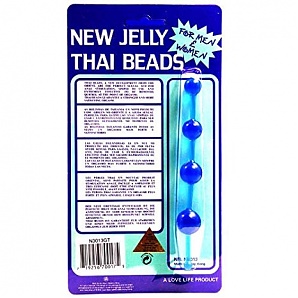 New Jelly Thai Beads (blue)