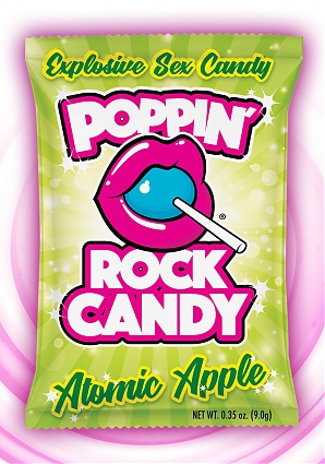 Poppin Rock Candy Sex Confection Atomic Apple -  Oral - 10 Pack