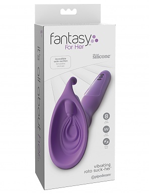 Fantasy For Her Roto Suck-Her Vibrator - Purple
