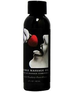 Earthly Body Earthly Body Edible Massage Oil Strawberry 2oz