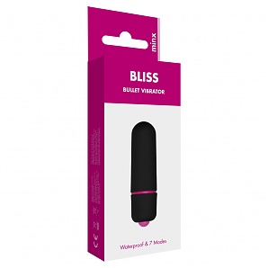 Minx Bliss Bullet Vibrator Waterproof Black