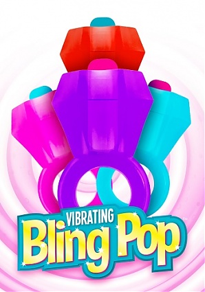 Rock Candy Vibrating Bling Pop Cock Ring