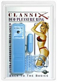 Classix Duo Pleasure Ring Blue (104479.0)