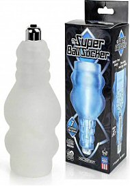 Super Ball Vibrating Sucker Waterproof Clear (118987.0)