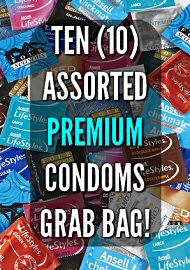 Ten (10) Assorted Premium Condom Grab Bag (177975.-4)