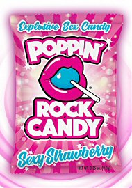 Poppin Rock Candy Sex Confection Sexy Strawberry -  Oral - 10 Pack (184569.20)
