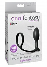 Anal Fantasy Collection Ass-Gasm Cock Ring Beginners Plug (185174.0)