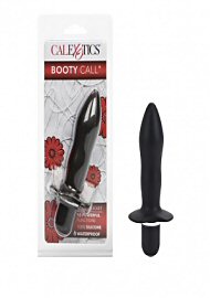 Booty Call Booty Rocket Silicone Vibrating Butt Plug - Black (191149.2)