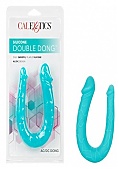 Silicone Double Penetration Silicone Dong - Teal (186838.4)