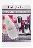 Pocket Exotics Double Silver Bullets Multi Speed 2.1 Inch Silver (42546.6)